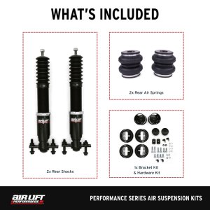 Ford Mustang Air Suspension Rear Kit - Air Lift - Air Lift Performance - `15-`25 Ford Mustang Air Suspension Rear Kit - Air Lift - Air Lift Performance - `15-`25